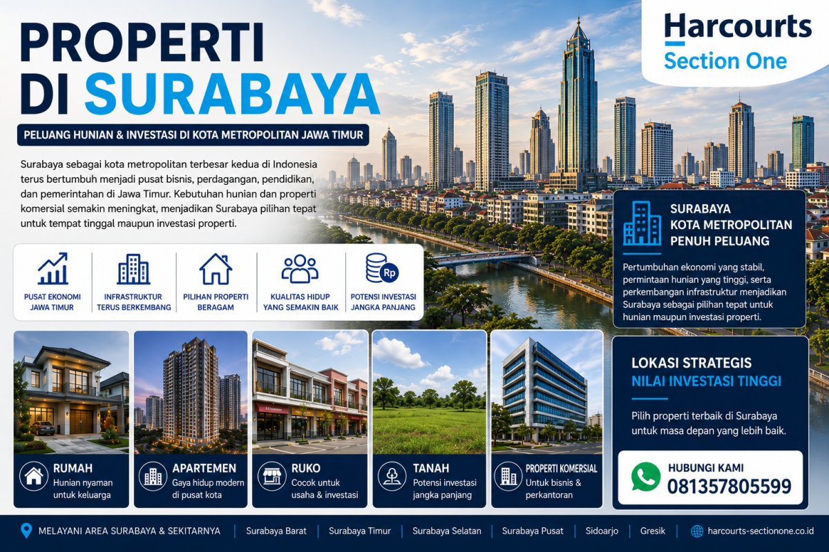 Peluang Hunian dan Investasi di Kota Surabaya