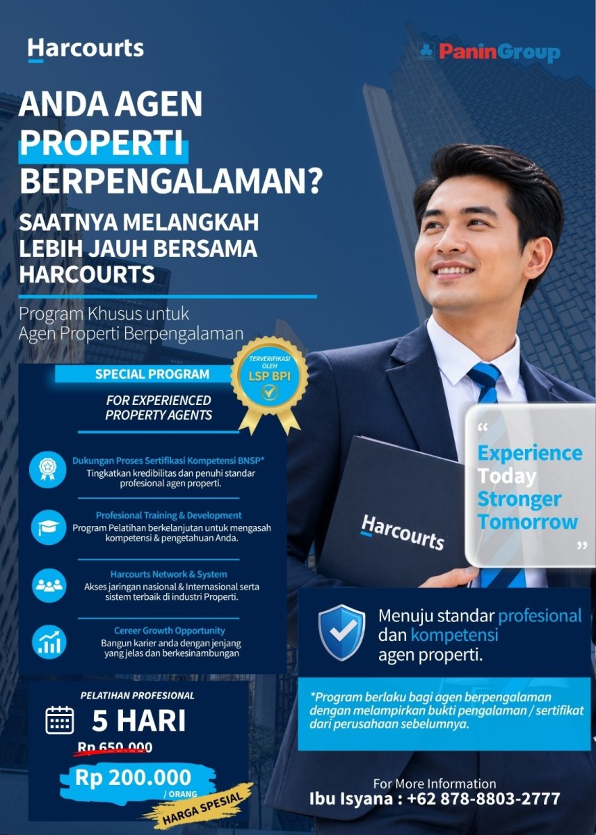 🏢 ANDA AGEN PROPERTI BERPENGALAMAN? Saatnya melangkah lebih jauh bersama Harcourts! 🚀